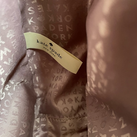 Kate Spade Handbag light Beige W/Beige Stripes Leather - Picture 12 of 16